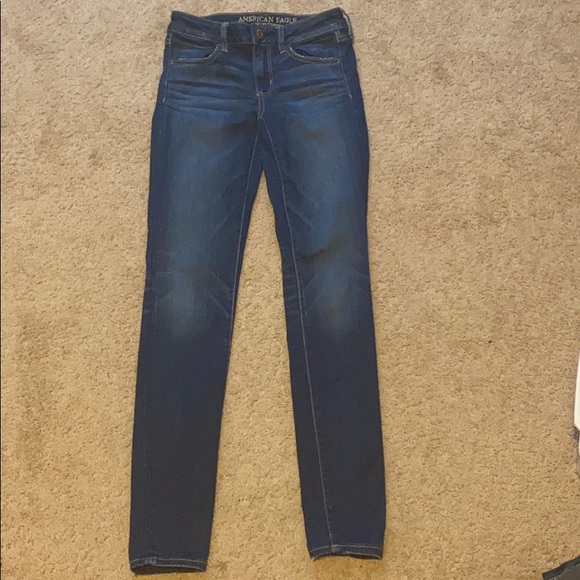 American Eagle Skinny Jeans (long)- Size 4 - Picture 1 of 4